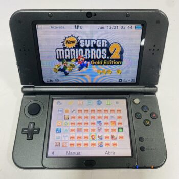 NINTENDO NEW 3DS XL DESBLOQUEADA CON 40 JUEGOS Y 2 TIENDAS GRATIS